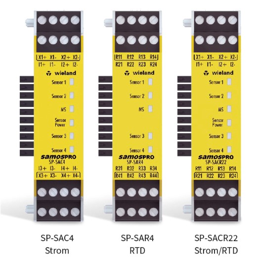 Wieland ajoute trois nouveaux modules d'entrée pour signaux analogiques à son contrôleur de sécurité samos PRO COMPACT